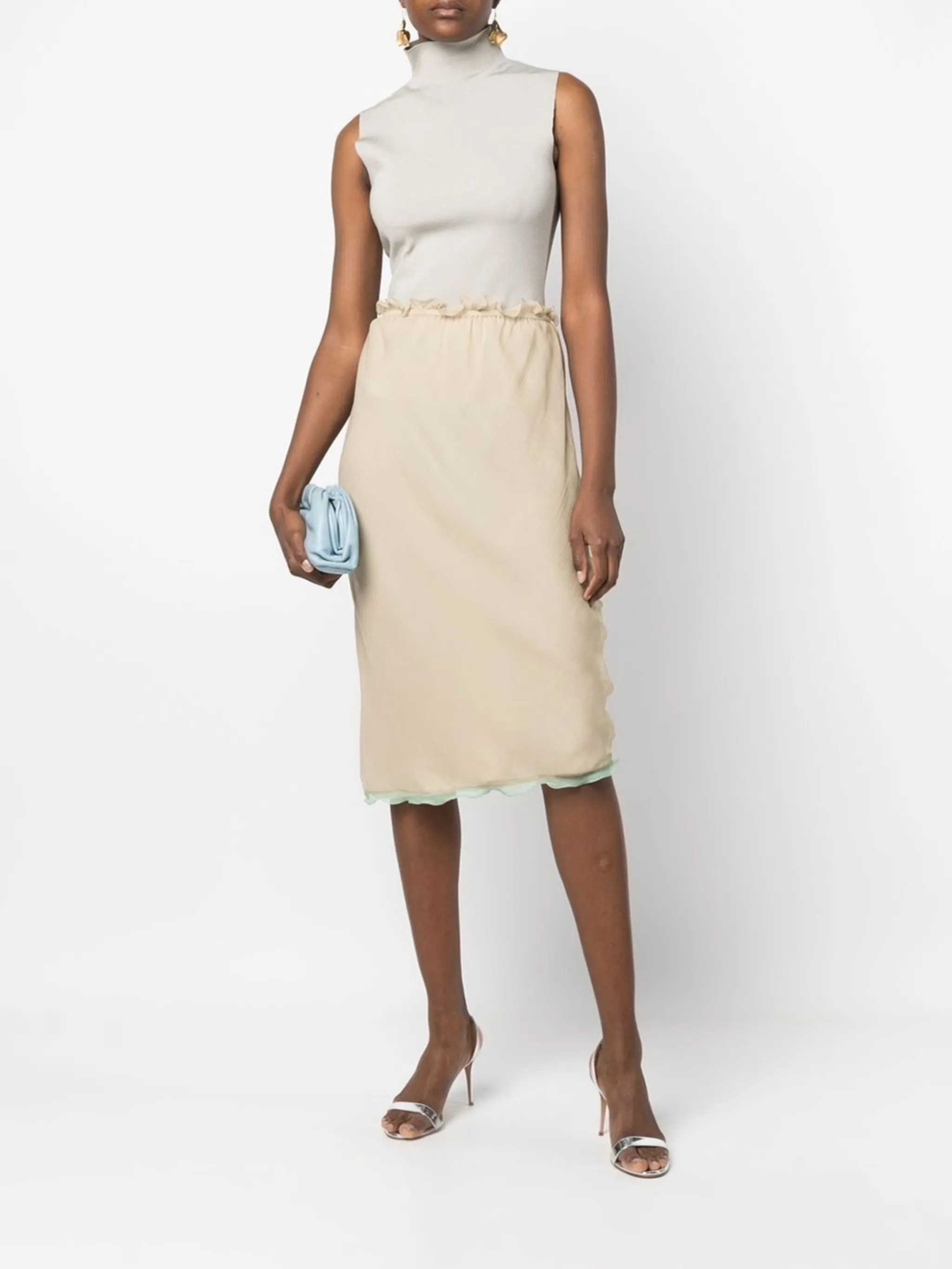FENDI silk ruffle skirt | Eraldo.com SB