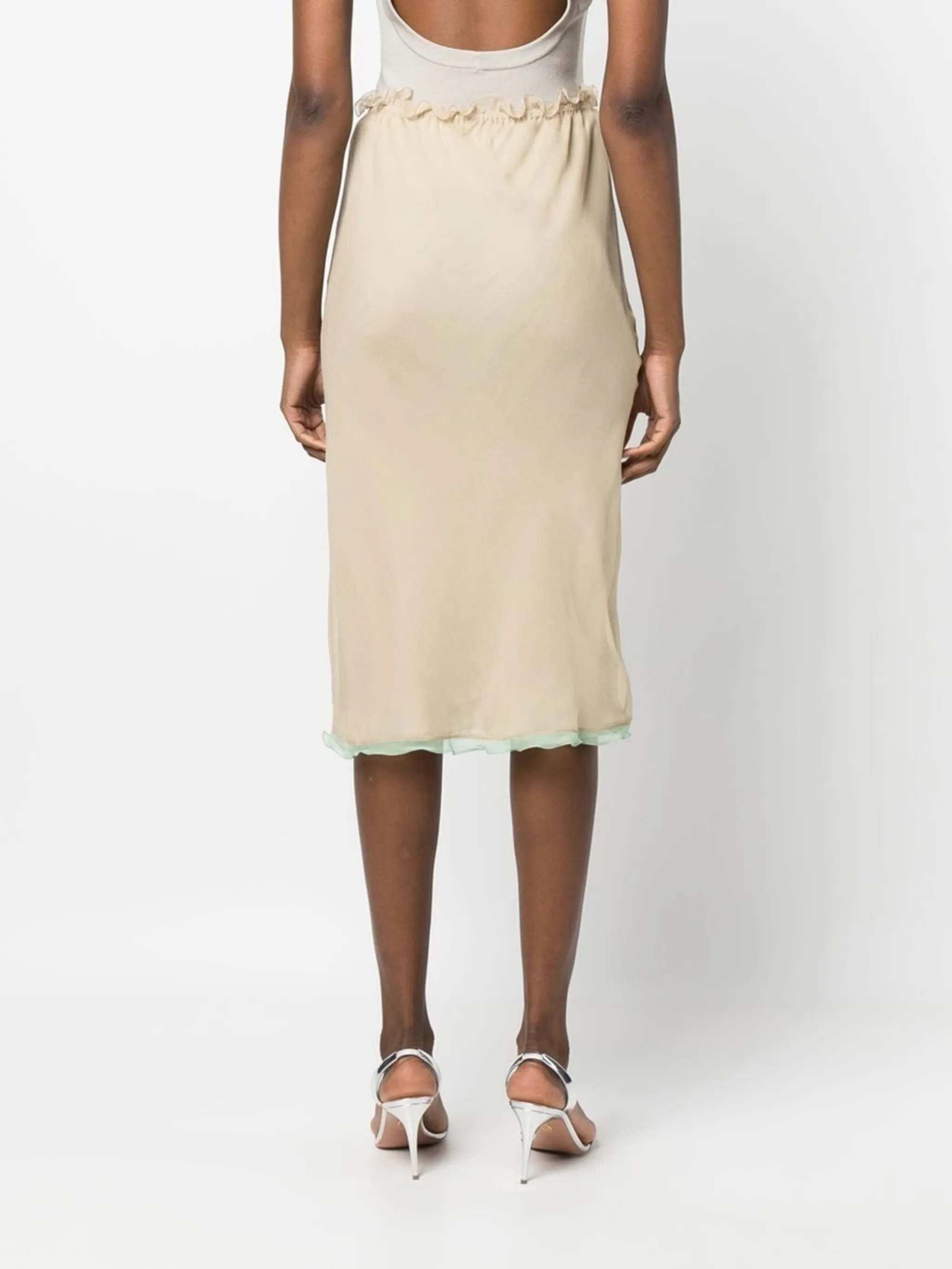 FENDI silk ruffle skirt | Eraldo.com SB