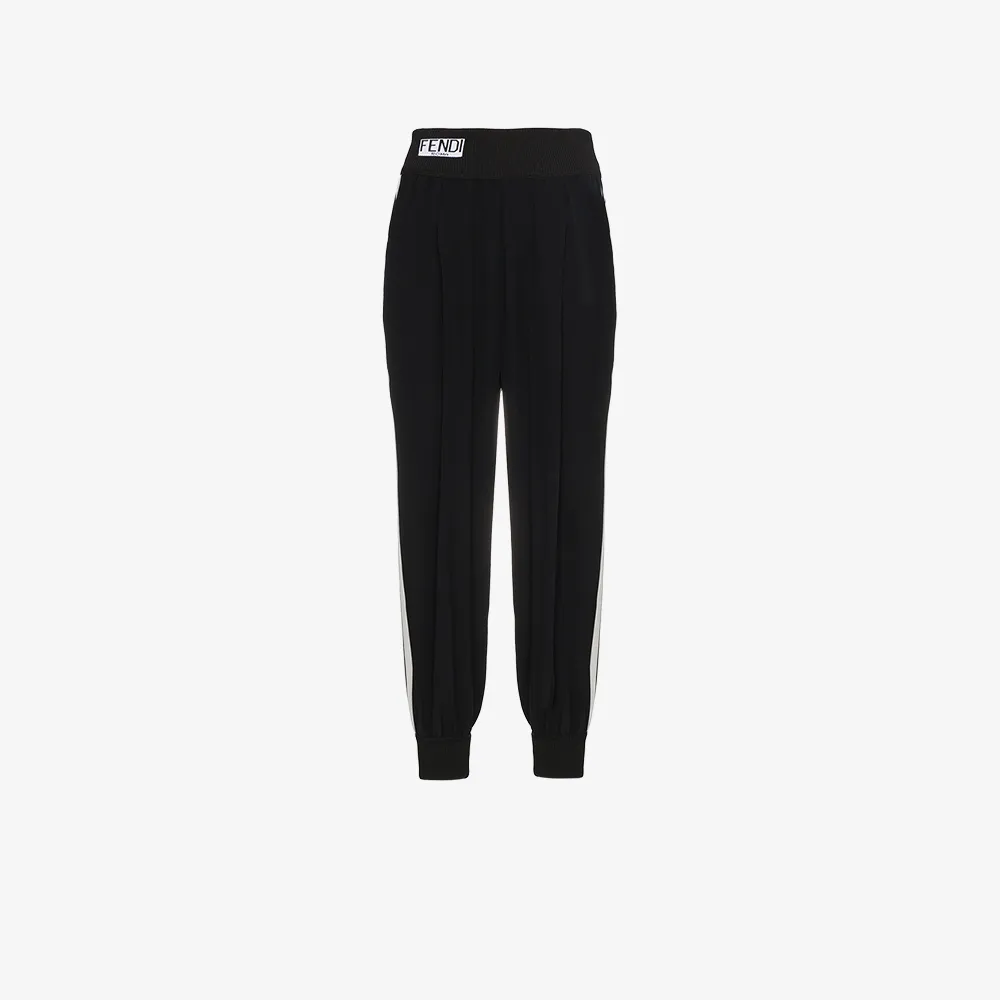 Fendi stripe logo track pants | Browns