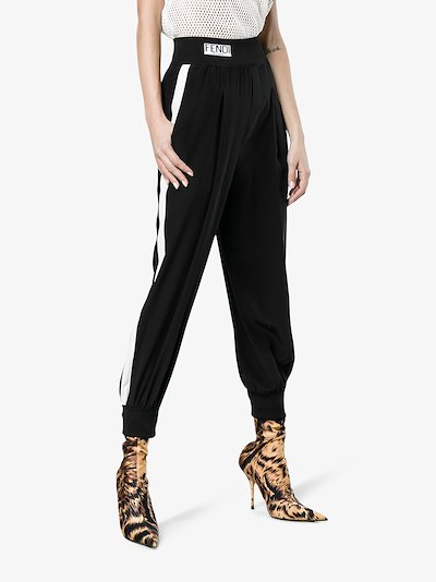 fendi logo track pants