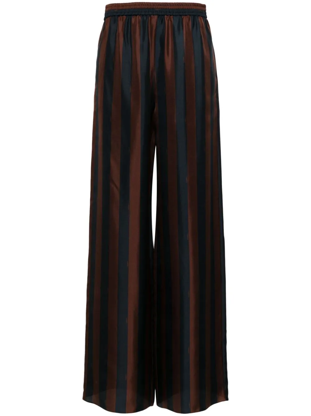 FENDI striped silk palazzo pants Eraldo UK