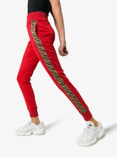 tapered leg track pants