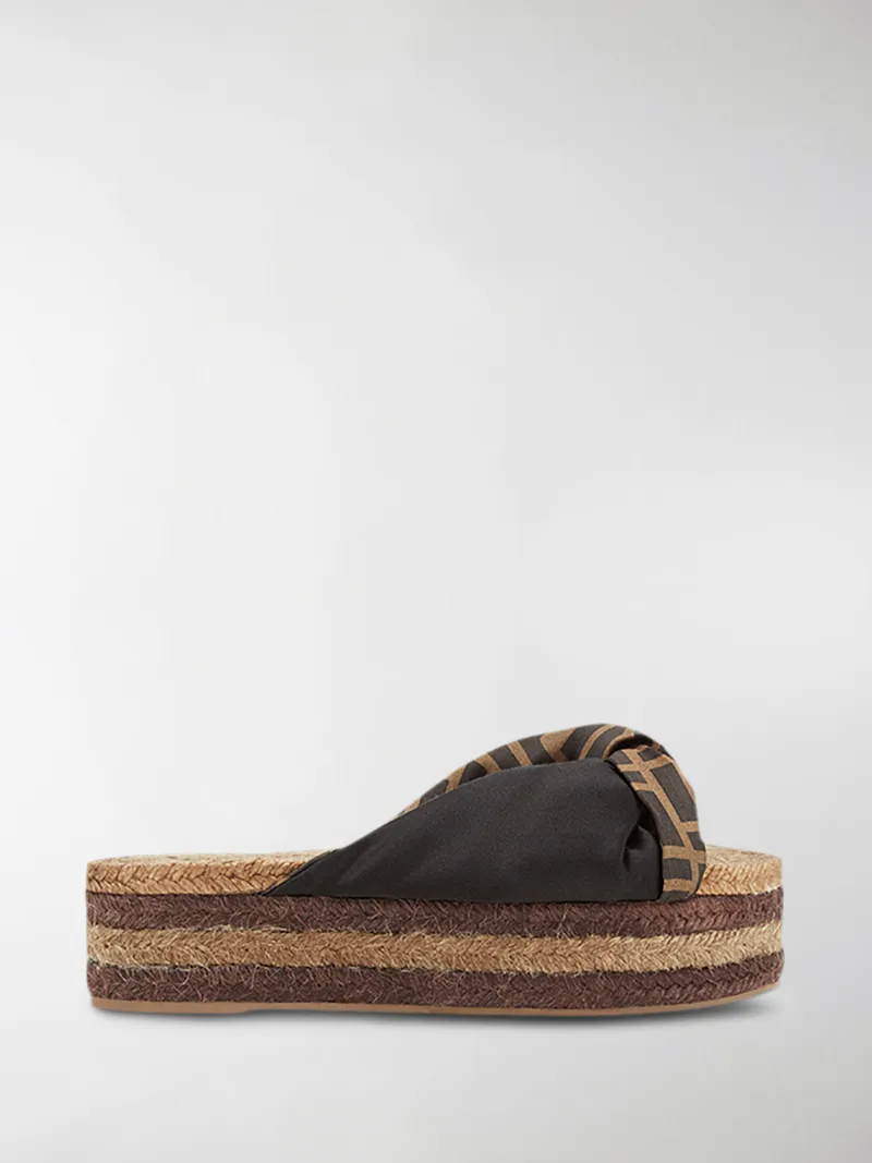 fendi twist slide