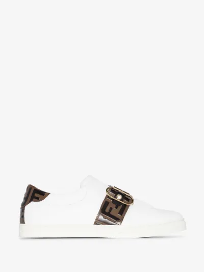 all white fendi sneakers