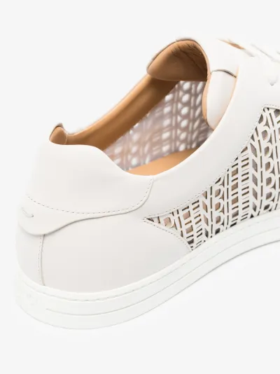 white mesh sneakers