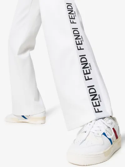 fendi white track pants