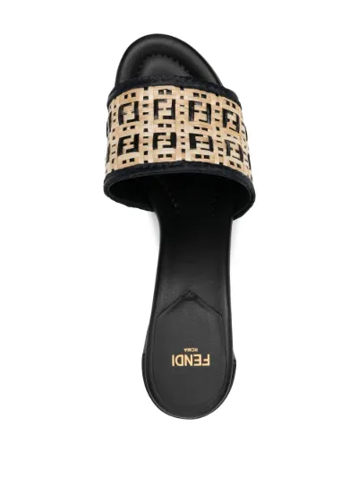 woven mule sandals