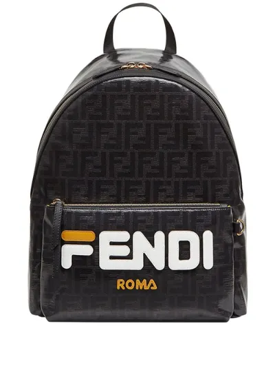 Fendi Zaino FendiMania con logo nero | MODES