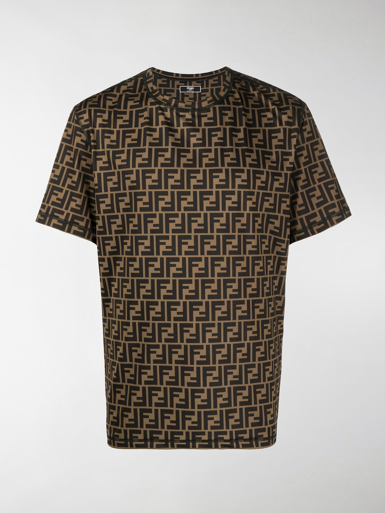 Fendi zucca print t shirt black modes