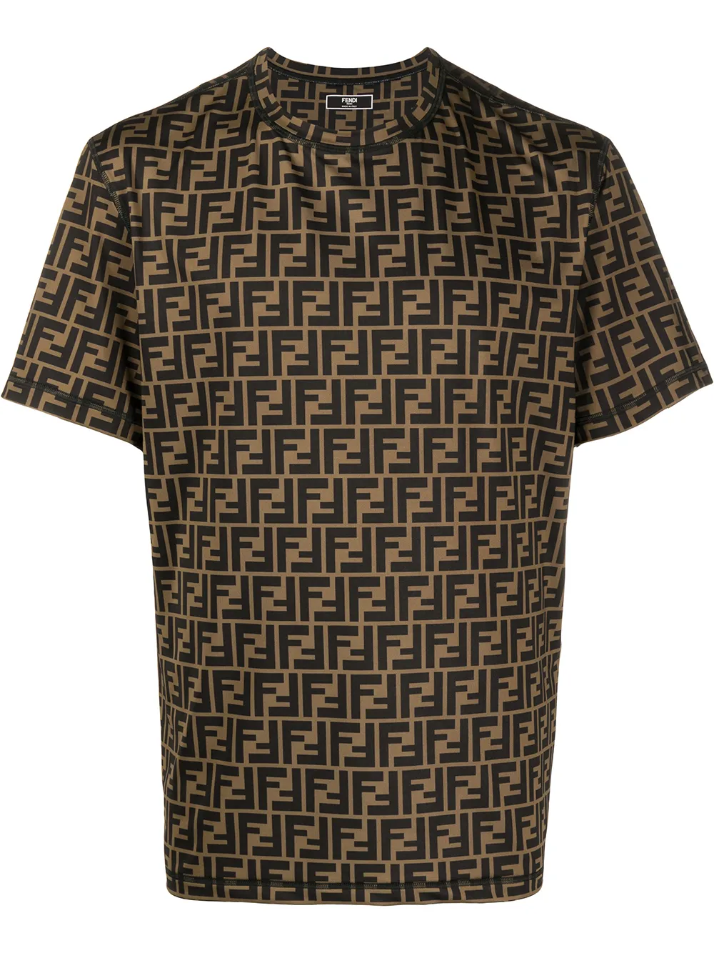 Zucca print T-shirt, FENDI