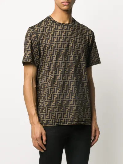 Zucca print T-shirt, FENDI