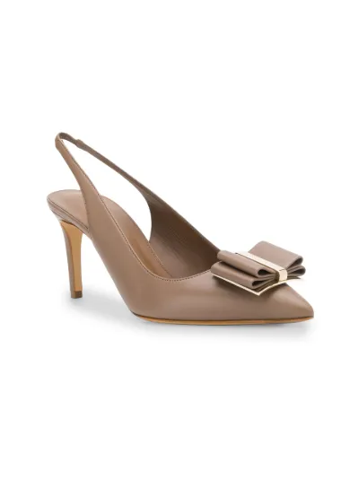 Ferragamo slingback heels hotsell