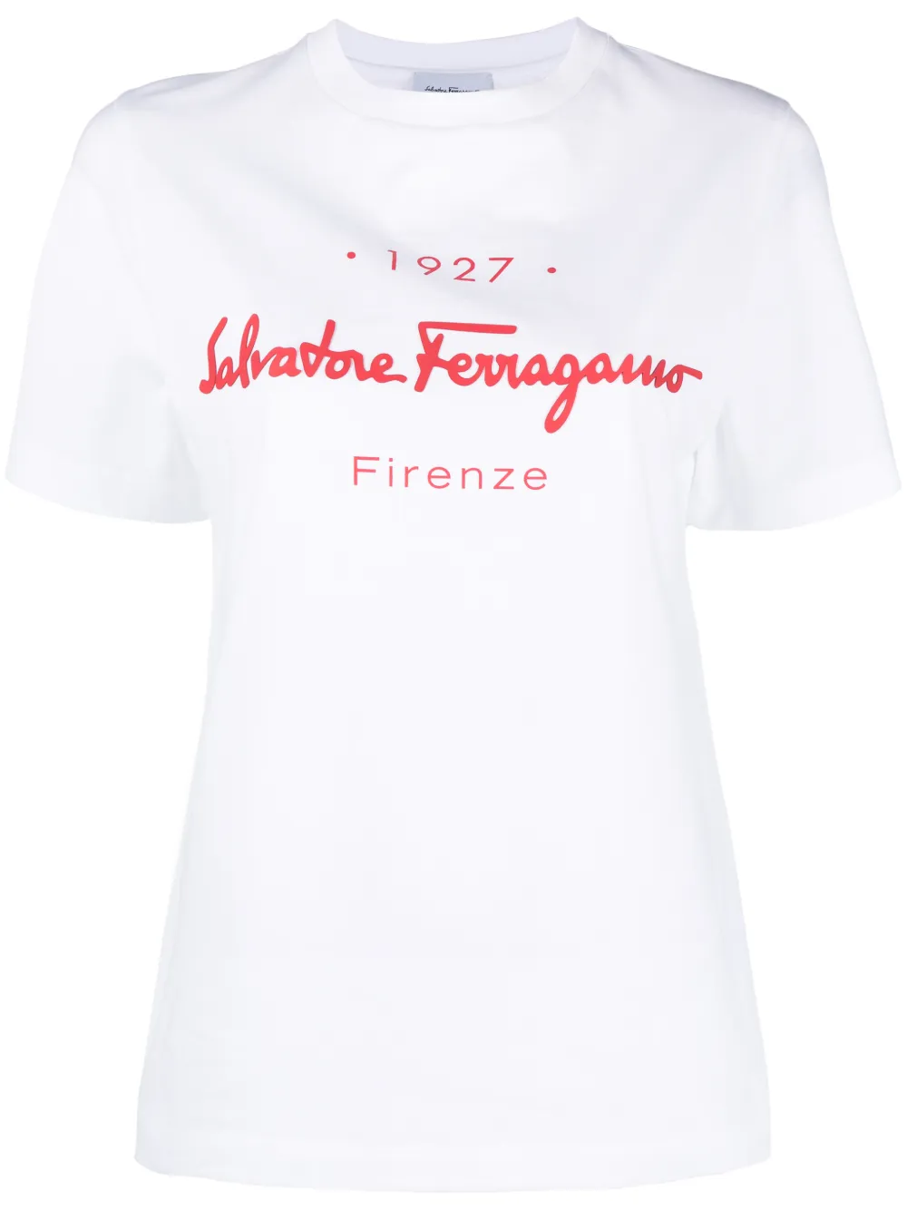 Ferragamo logo print short sleeve T shirt Eraldo HR