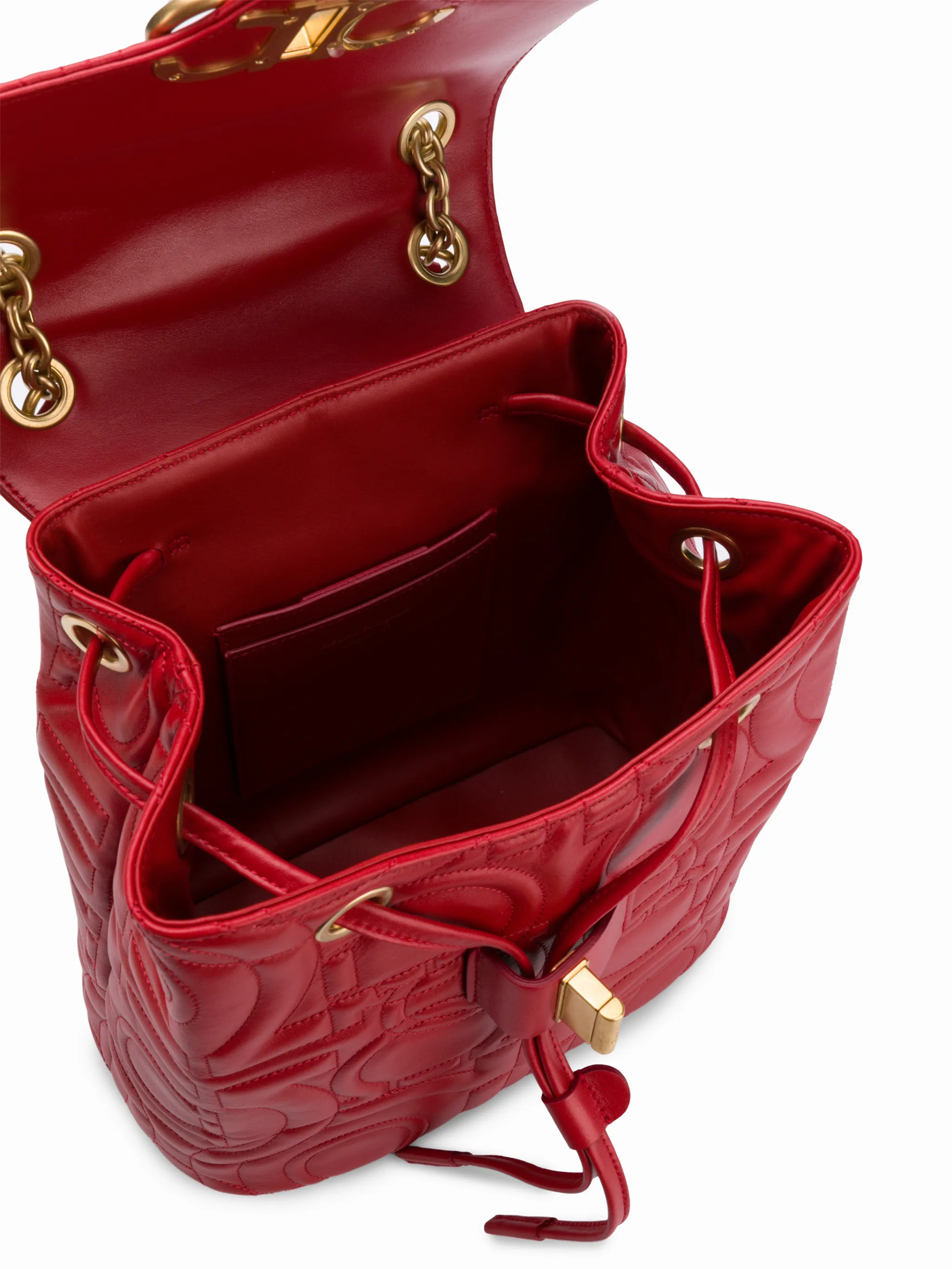 quilted gancini backpack Ferragamo