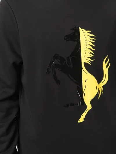 two-tone logo sweatshirt | Ferrari 