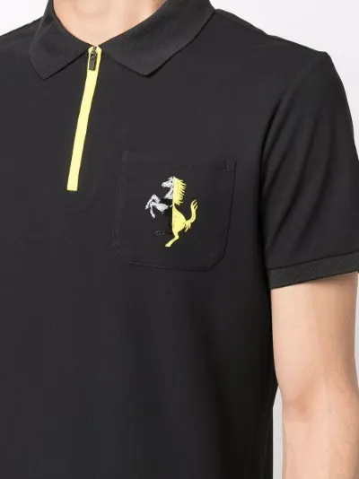 black ferrari polo shirt