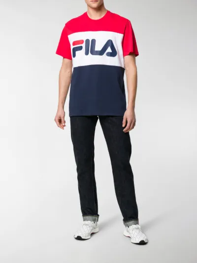 fila colour block t shirt