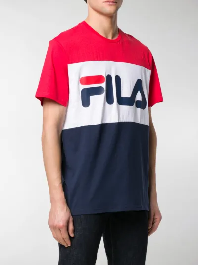 fila colour block t shirt