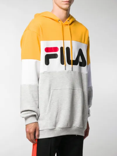 fila colour block hoodie