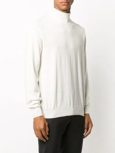 fine knit roll neck