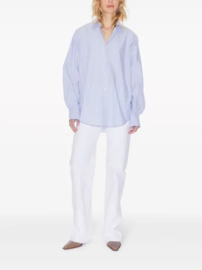 striped poplin organic cotton shirt Filippa K Eraldo