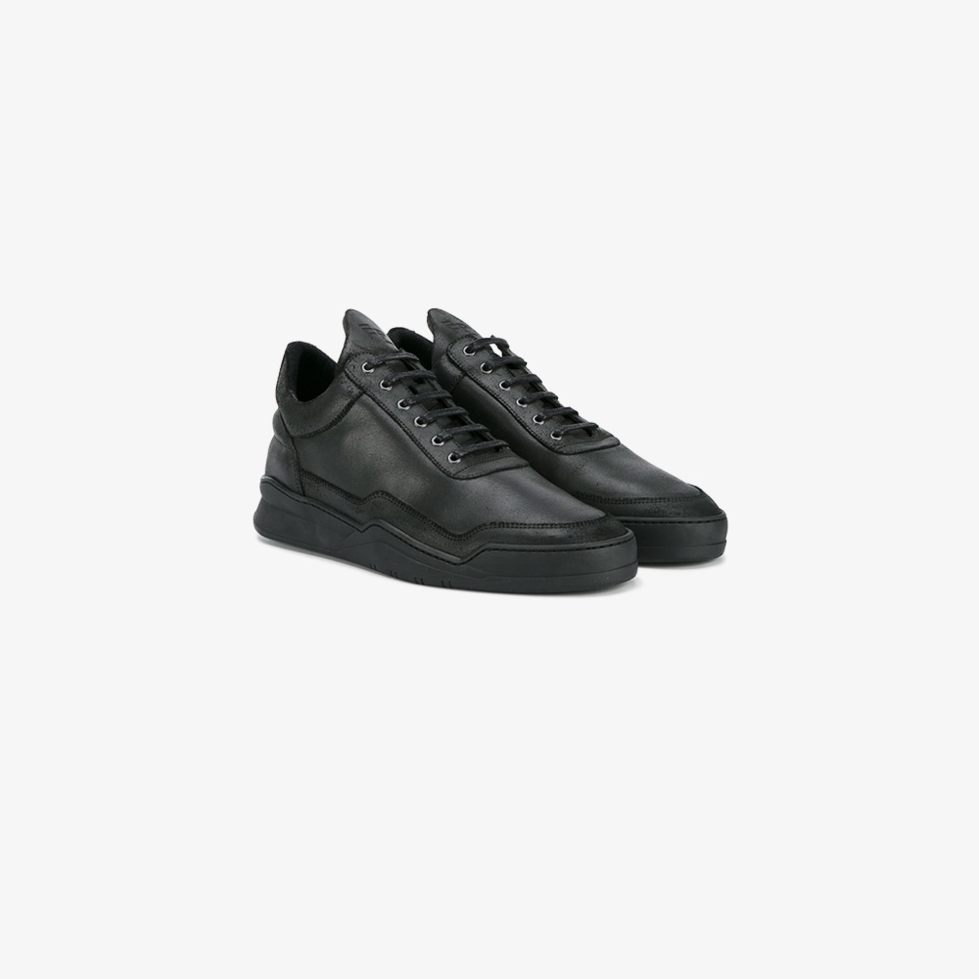 filling pieces black leather