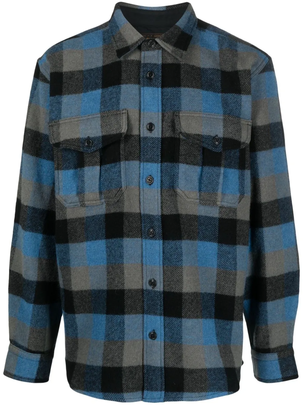 checked virgin wool shirt | Filson | Eraldo.com