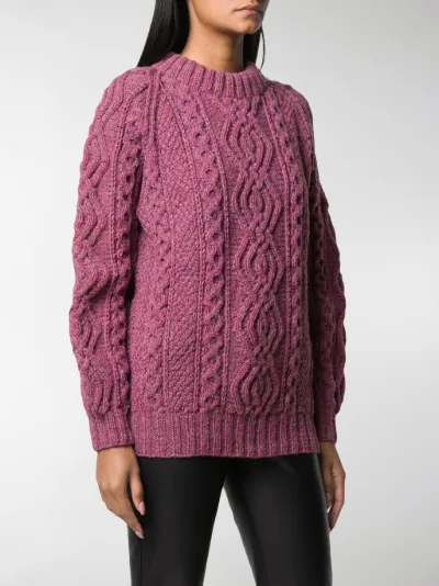 aran knit jumpers
