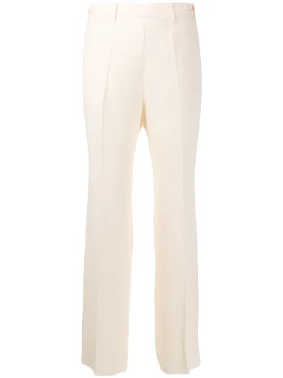 tailored flared trousers