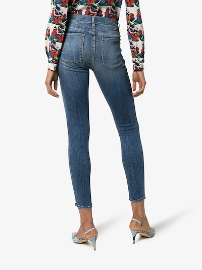 Frame Le High Light Blue Skinny Jeans Browns