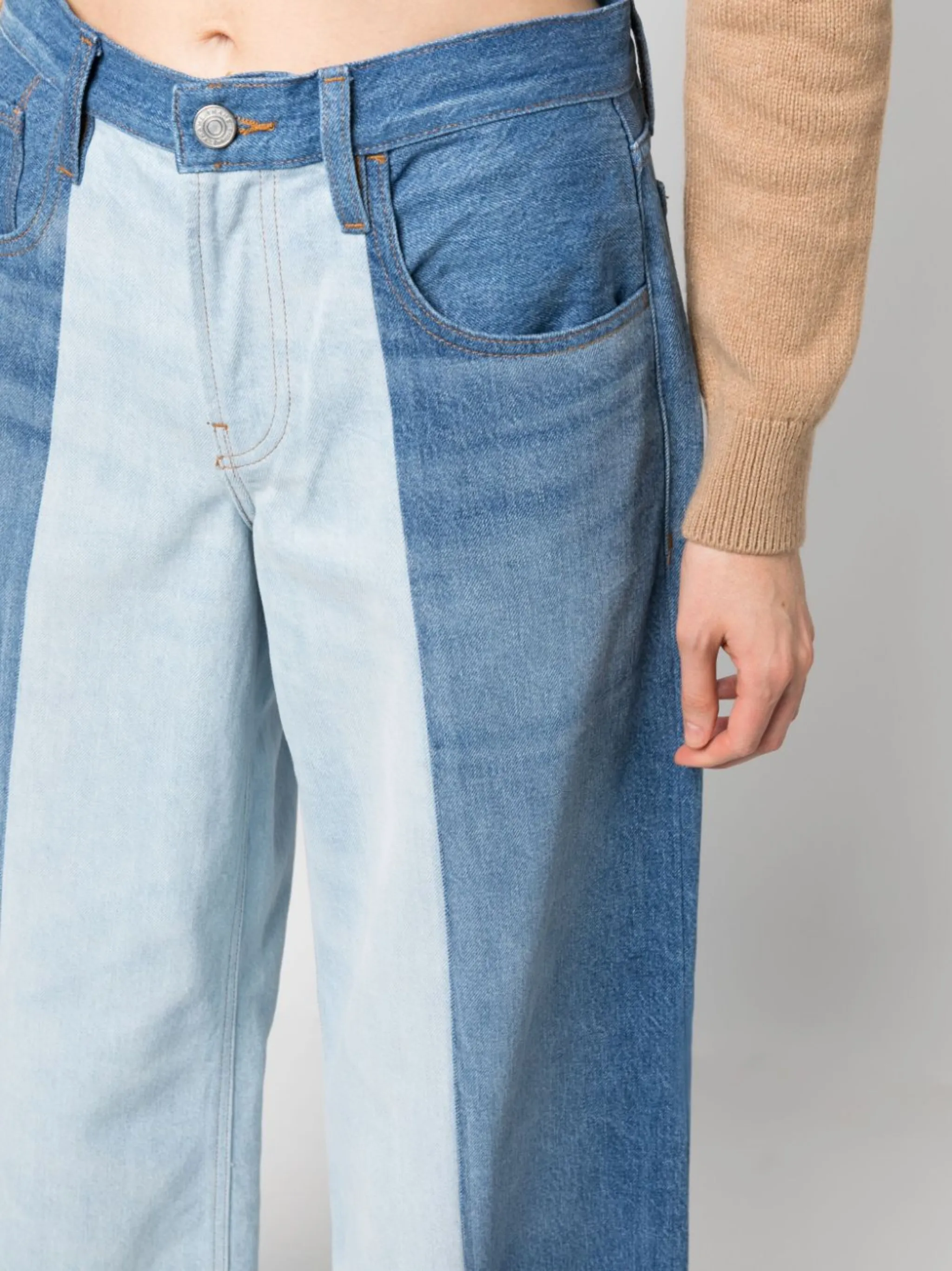 FRAME Split Seam wide-leg jeans | Eraldo.com US