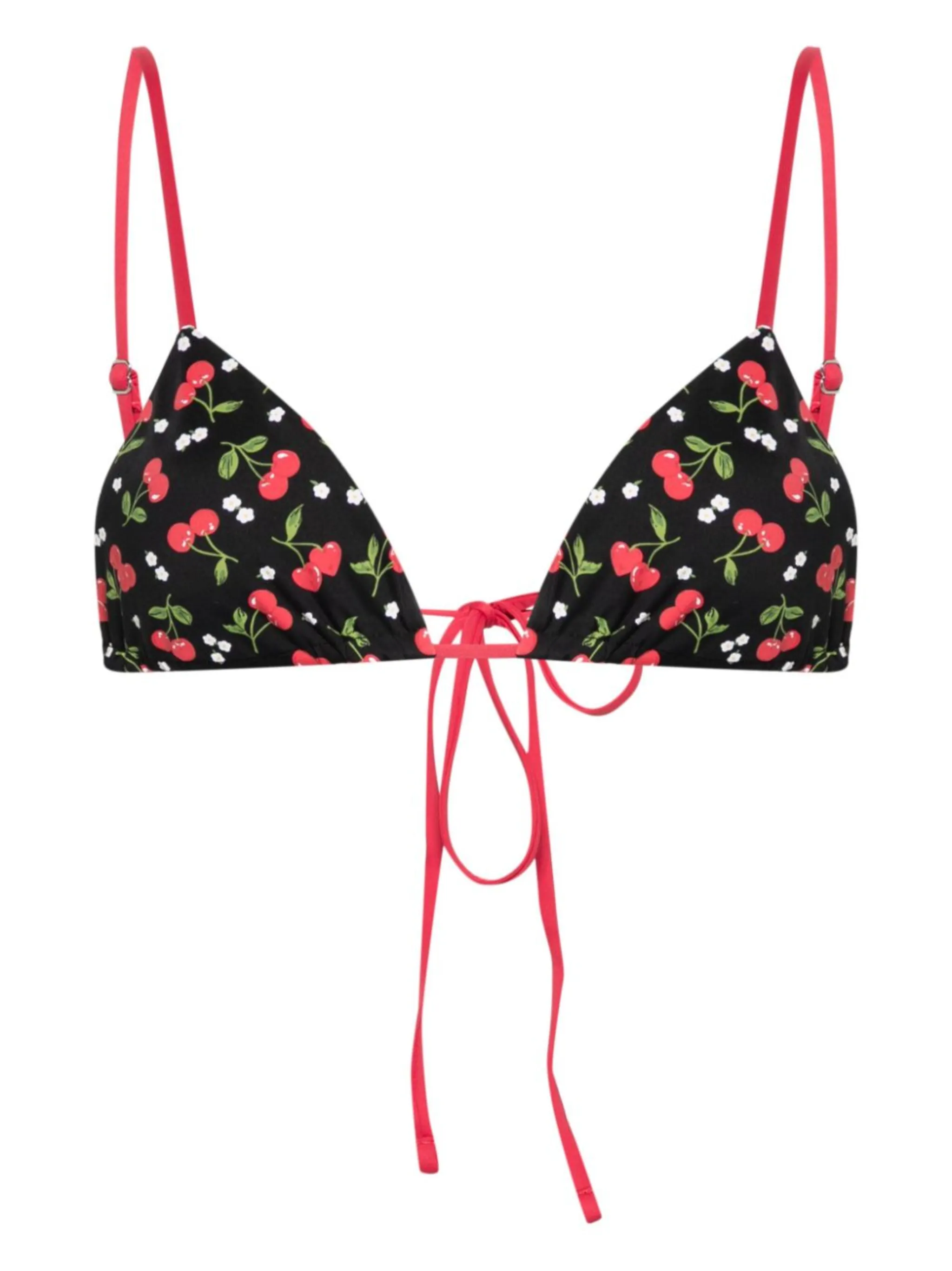 Frankies Bikinis Lumia cherry-print bikini top | Eraldo.com US