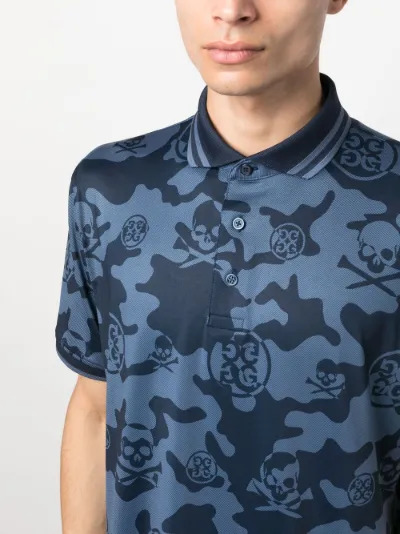 stone island camo polo