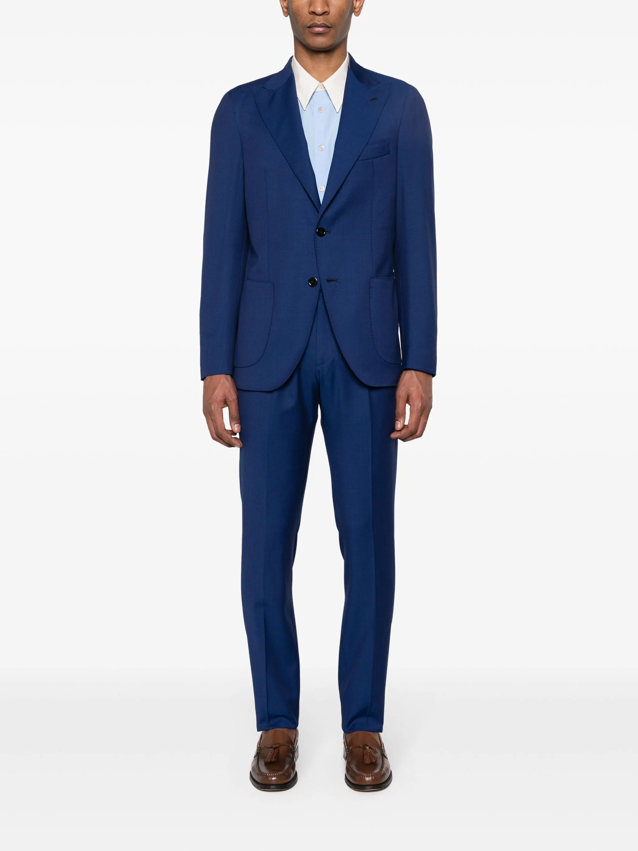 single breasted wool suit | GABO NAPOLI | Eraldo.com US