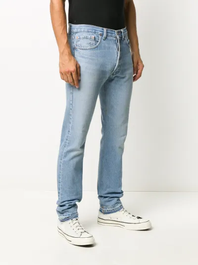 faded slim fit jeans