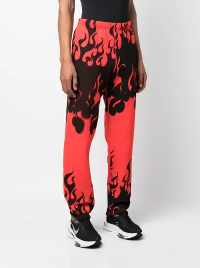 Graphic store track pants