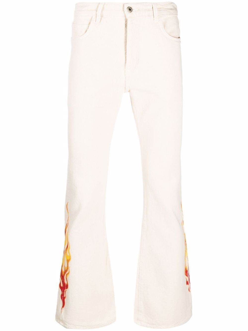 GALLERY DEPT. LA flame-embroidered flared jeans | Eraldo.com US