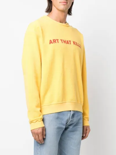 reversible crew neck sweatshirt | GALLERY DEPT. | Eraldo.com