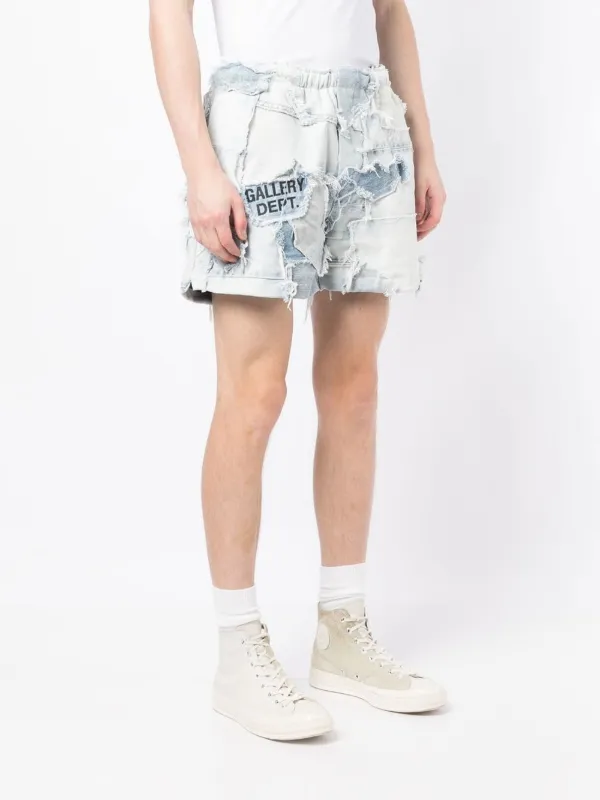 Zuma recycled denim shorts GALLERY DEPT.