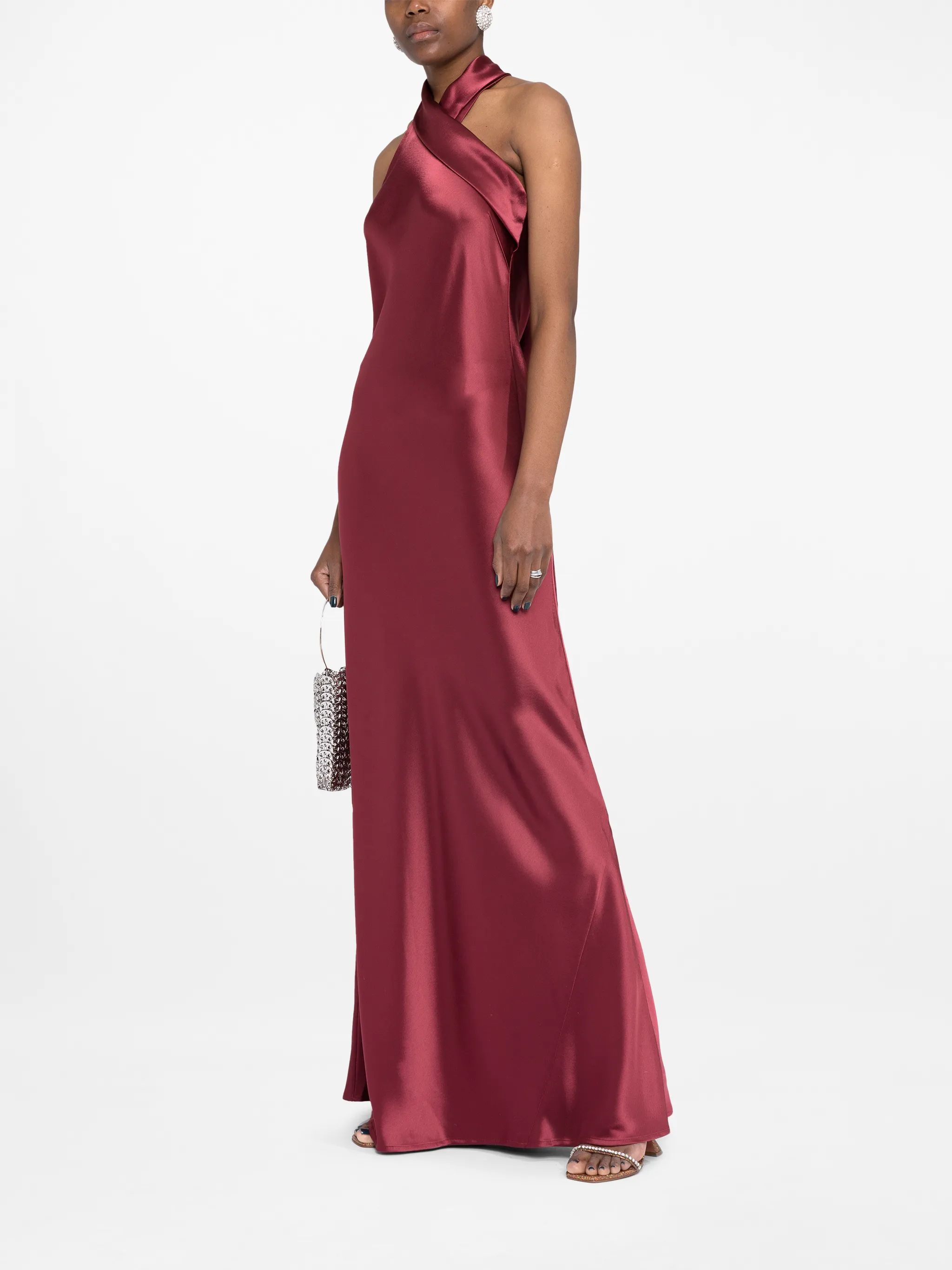 Pandora satin dress Galvan London