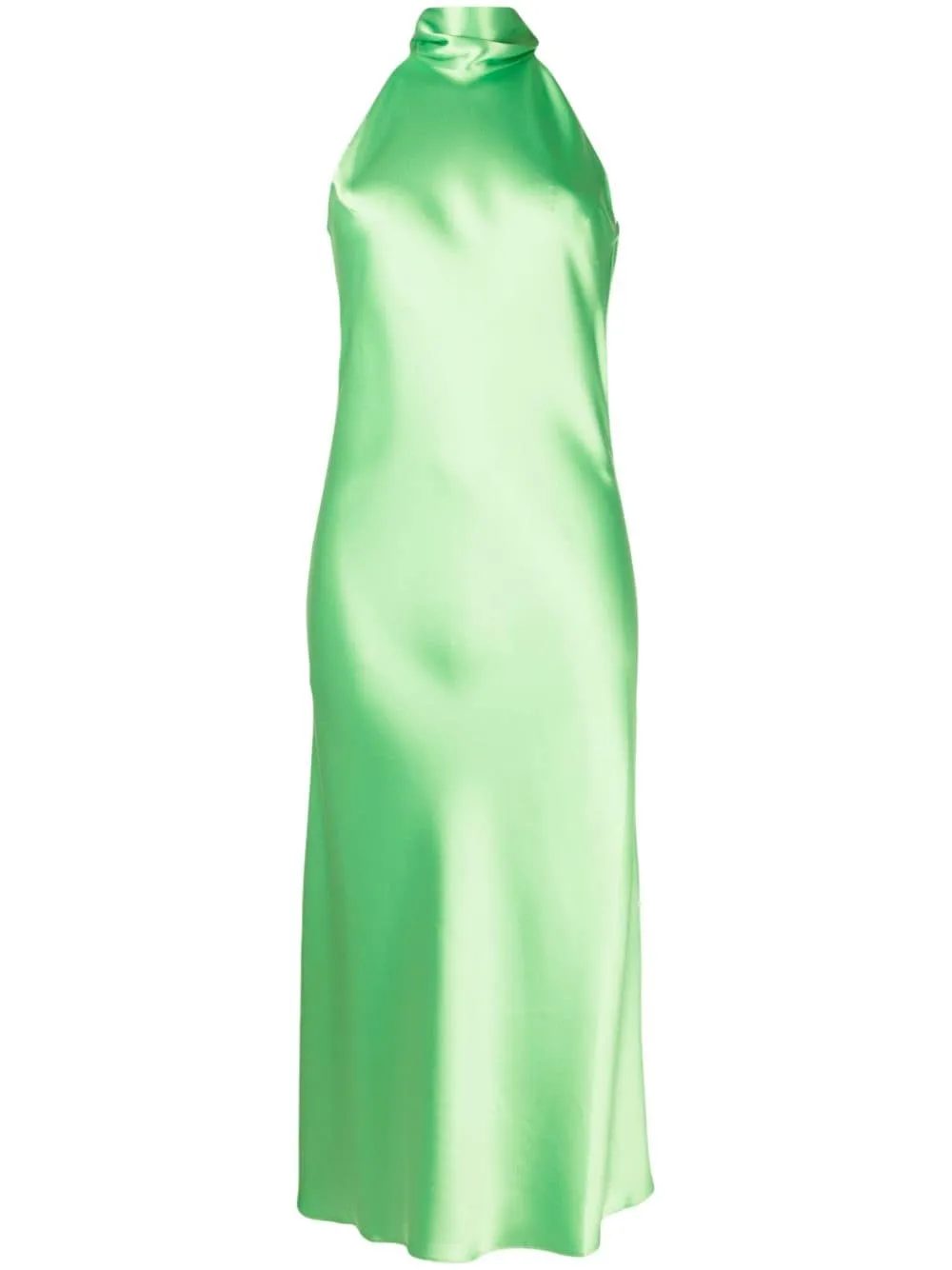 Galvan Sienna satin midi dress Eraldo AQ