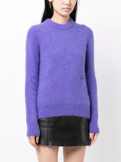 Ganni hotsell purple sweater