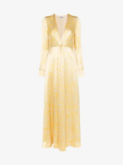 ganni cameron maxi dress