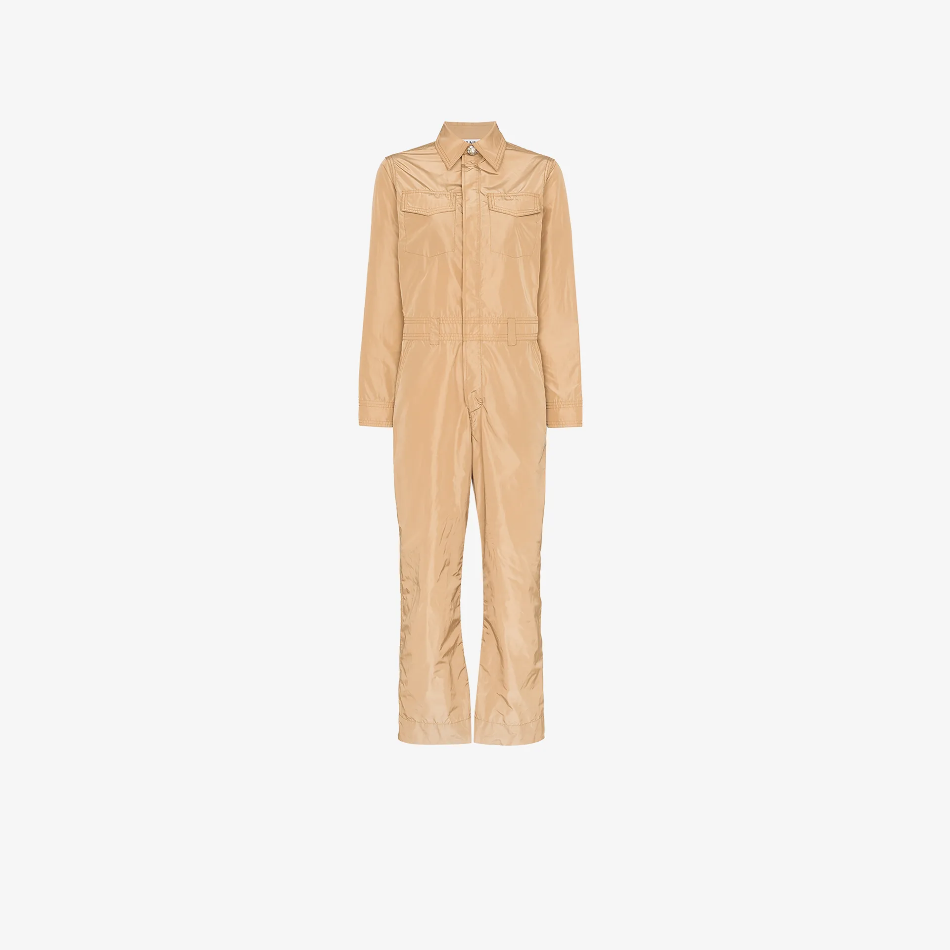 collared jumpsuit