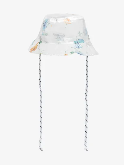 ganni floral bucket hat