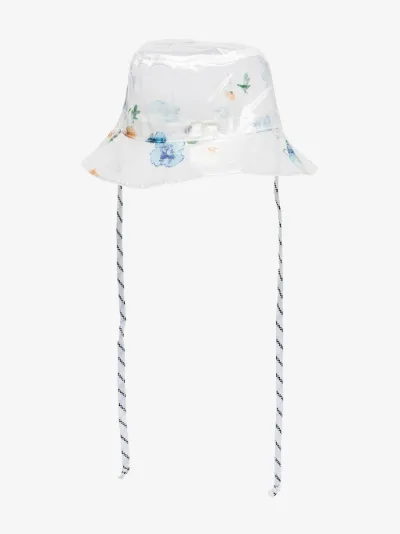 ganni floral bucket hat