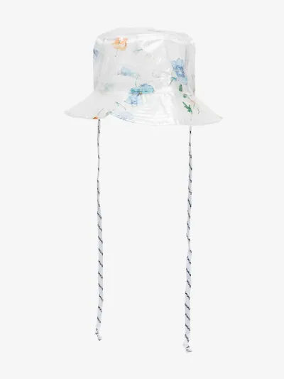 ganni floral bucket hat