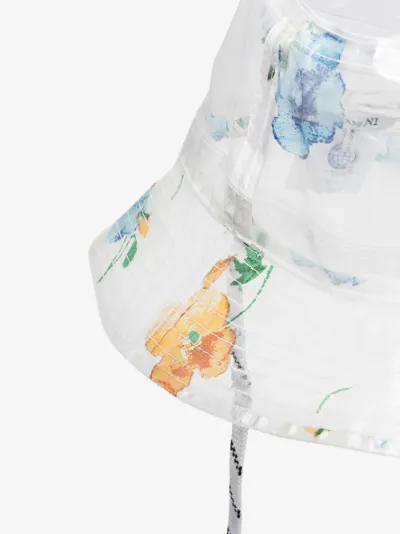 ganni floral bucket hat