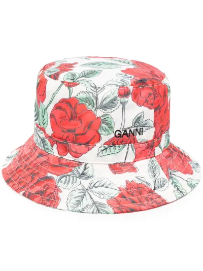 Ganni floral bucket hat Clearance