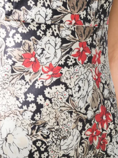 ganni floral slip dress